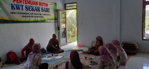 Praktek Pembuatan Sistik Bawang (KWT)